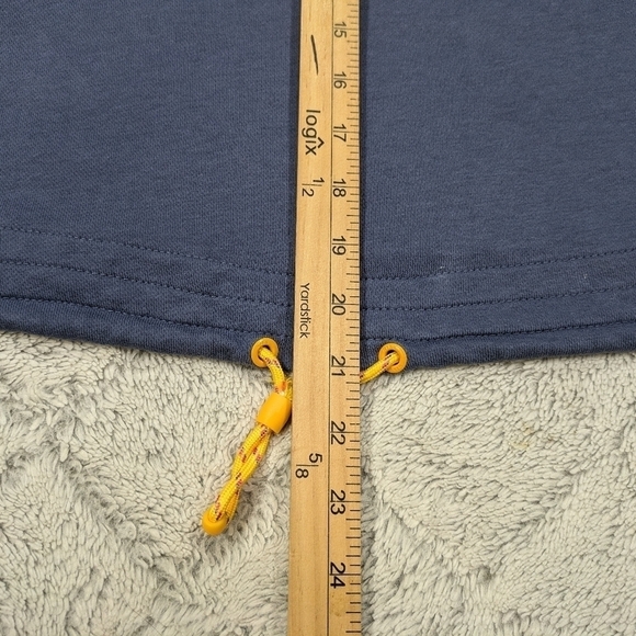 Nike Shirt Women's 2X Blue Sportswear Icon Clash Graphic Logo Crop Sweat Top - Picture 6 of 9